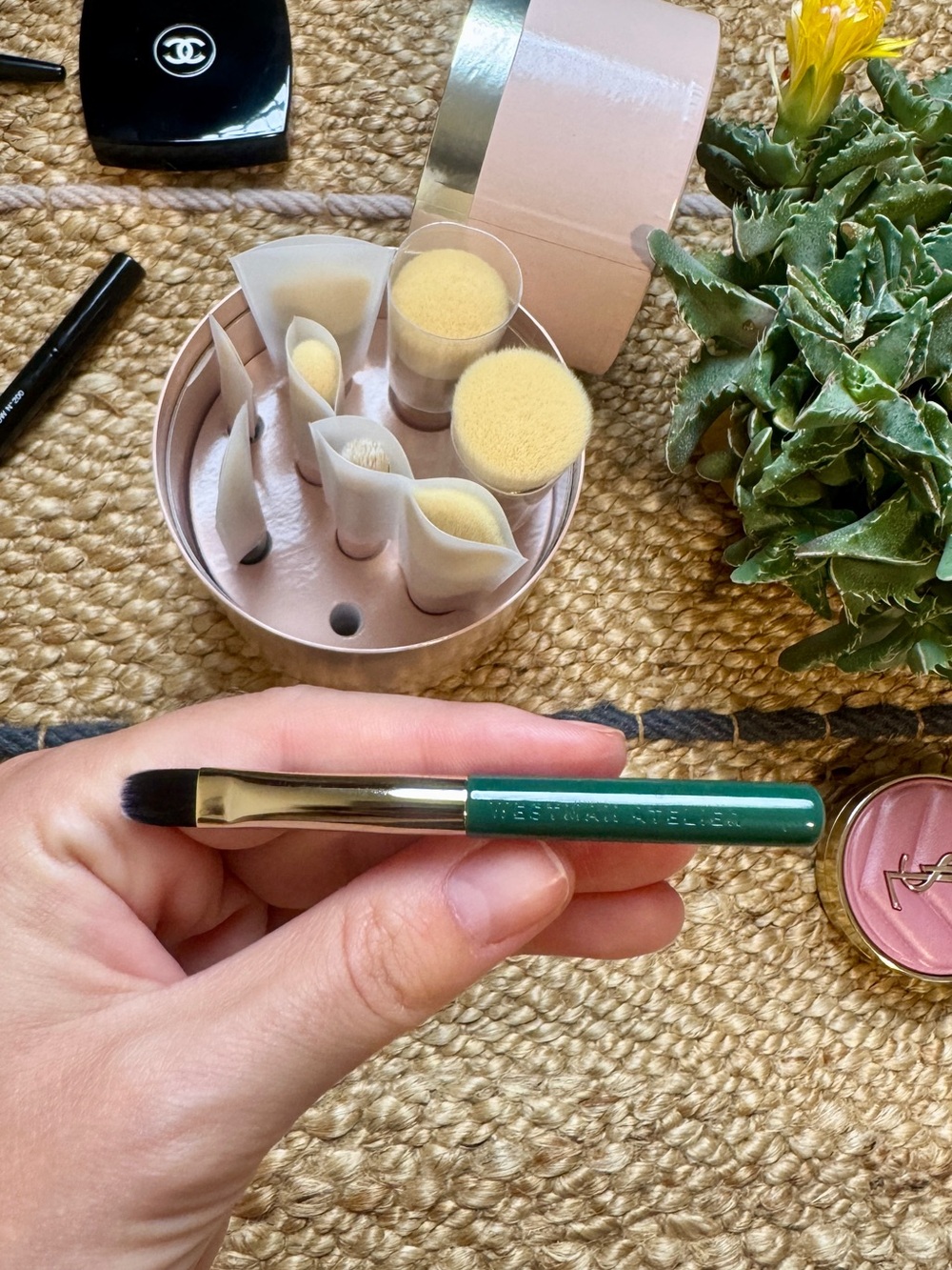 Westman Atelier Limited Edition Green Lip Brush - New